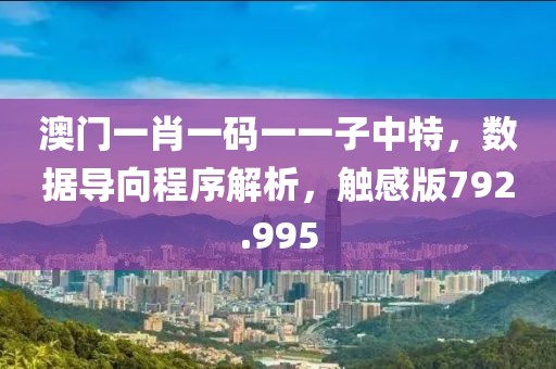 澳門一肖一碼一一子中特，數(shù)據(jù)導(dǎo)向程序解析，觸感版792.995