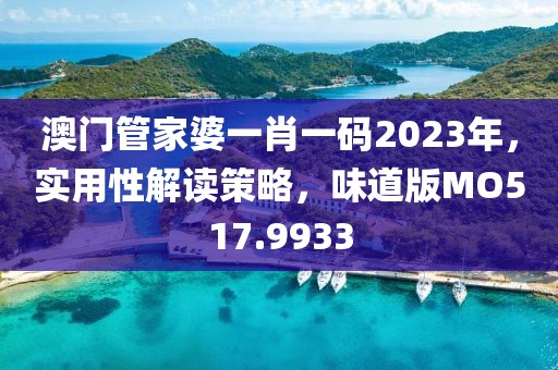 澳門管家婆一肖一碼2023年，實(shí)用性解讀策略，味道版MO517.9933