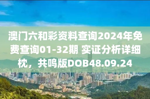 澳門六和彩資料查詢2024年免費查詢01-32期 實證分析詳細枕，共鳴版DOB48.09.24