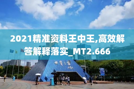 2021精準(zhǔn)資料王中王,高效解答解釋落實(shí)_MT2.666