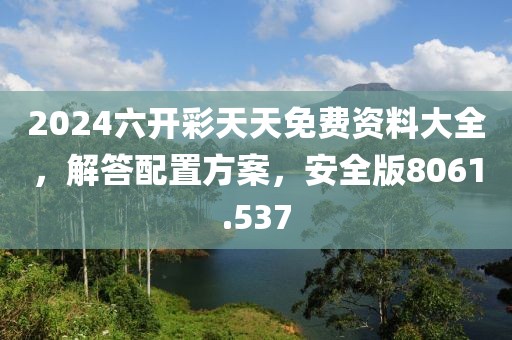 2024六開彩天天免費資料大全，解答配置方案，安全版8061.537