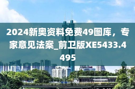 2024新奧資料免費(fèi)49圖庫，專家意見法案_前衛(wèi)版XE5433.4495