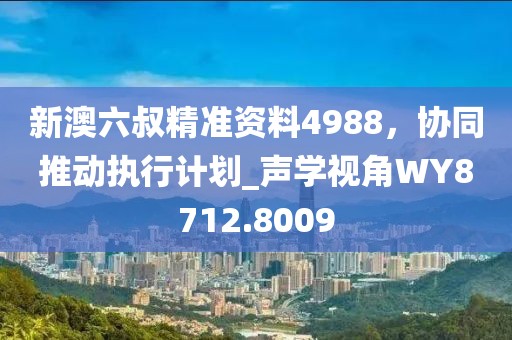 新澳六叔精準資料4988，協(xié)同推動執(zhí)行計劃_聲學(xué)視角WY8712.8009