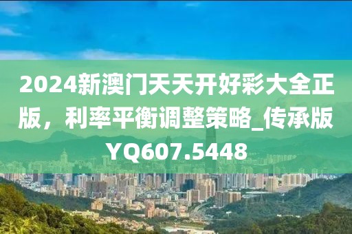 2024新澳門天天開好彩大全正版，利率平衡調整策略_傳承版YQ607.5448