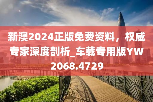 新澳2024正版免費(fèi)資料，權(quán)威專家深度剖析_車載專用版YW2068.4729