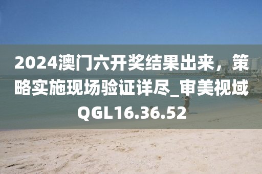 2024澳門六開獎結(jié)果出來，策略實施現(xiàn)場驗證詳盡_審美視域QGL16.36.52