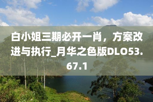 白小姐三期必開一肖，方案改進與執(zhí)行_月華之色版DLO53.67.1