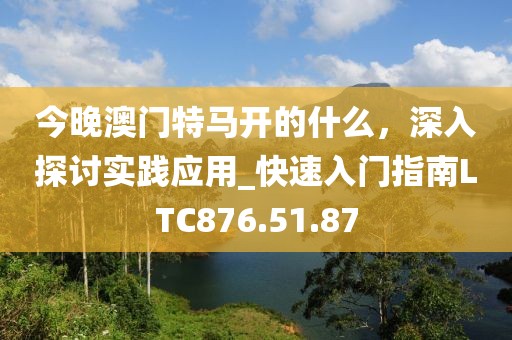 今晚澳門特馬開的什么，深入探討實踐應用_快速入門指南LTC876.51.87