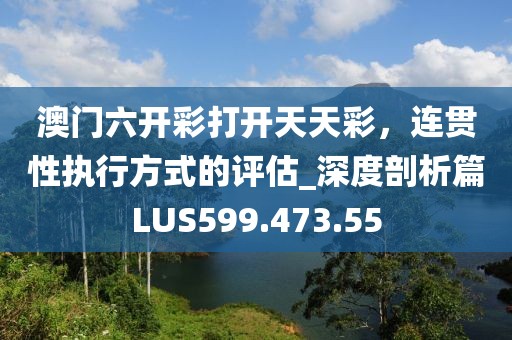 澳門六開彩打開天天彩，連貫性執(zhí)行方式的評估_深度剖析篇LUS599.473.55