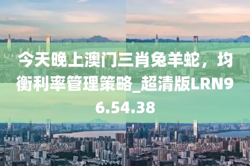 今天晚上澳門三肖兔羊蛇，均衡利率管理策略_超清版LRN96.54.38