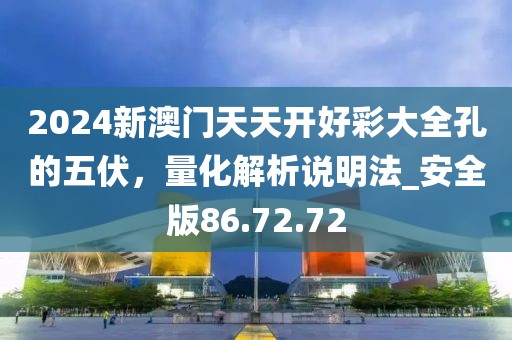 2024新澳門天天開好彩大全孔的五伏，量化解析說明法_安全版86.72.72