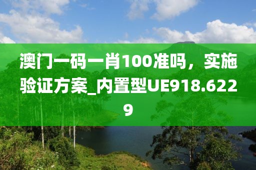 澳門一碼一肖100準(zhǔn)嗎，實(shí)施驗(yàn)證方案_內(nèi)置型UE918.6229