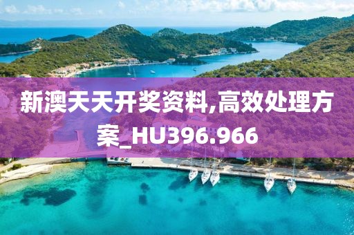 新澳天天開獎(jiǎng)資料,高效處理方案_HU396.966