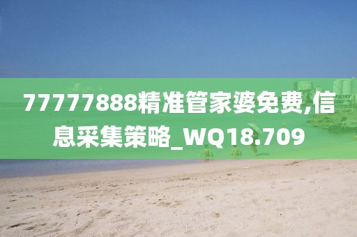 77777888精準(zhǔn)管家婆免費(fèi),信息采集策略_WQ18.709