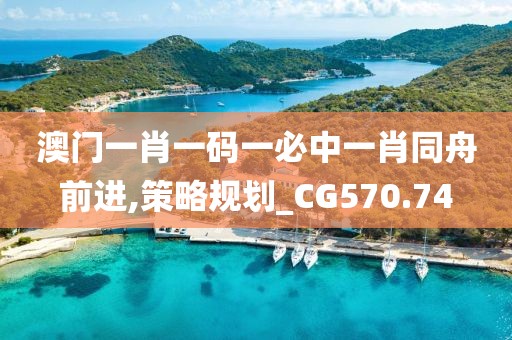 澳門一肖一碼一必中一肖同舟前進,策略規(guī)劃_CG570.74