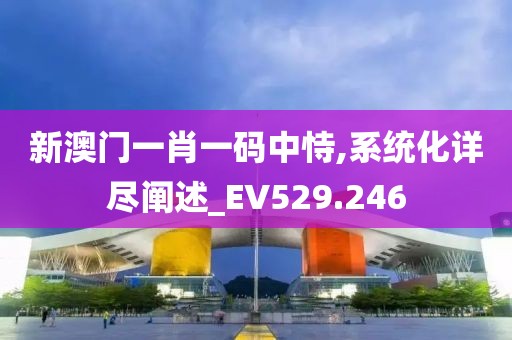 新澳門一肖一碼中恃,系統(tǒng)化詳盡闡述_EV529.246