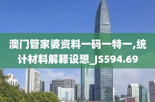 澳門管家婆資料一碼一特一,統(tǒng)計(jì)材料解釋設(shè)想_JS594.69