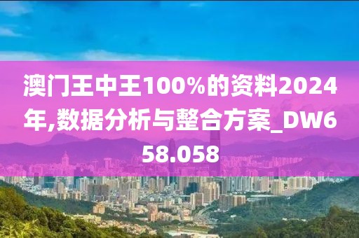 澳門王中王100%的資料2024年,數(shù)據(jù)分析與整合方案_DW658.058