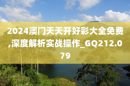 2024澳門天天開好彩大全免費(fèi),深度解析實(shí)戰(zhàn)操作_GQ212.079