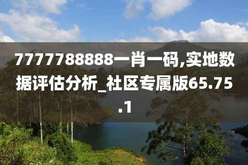 7777788888一肖一碼,實(shí)地?cái)?shù)據(jù)評(píng)估分析_社區(qū)專屬版65.75.1