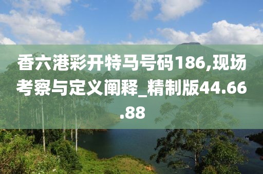 香六港彩開特馬號碼186,現(xiàn)場考察與定義闡釋_精制版44.66.88