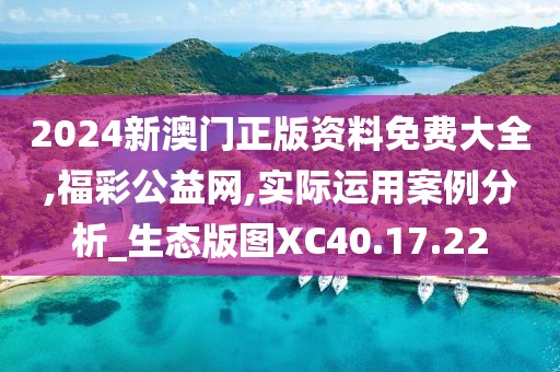 2024新澳門正版資料免費(fèi)大全,福彩公益網(wǎng),實(shí)際運(yùn)用案例分析_生態(tài)版圖XC40.17.22