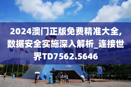 2024澳門正版免費精準(zhǔn)大全,數(shù)據(jù)安全實施深入解析_連接世界TD7562.5646