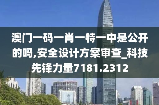 澳門一碼一肖一特一中是公開的嗎,安全設(shè)計(jì)方案審查_科技先鋒力量7181.2312