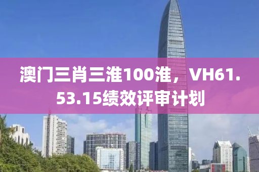 澳門三肖三淮100淮，VH61.53.15績效評審計劃