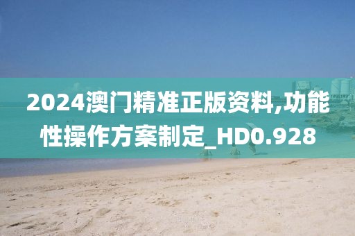 2024澳門精準正版資料,功能性操作方案制定_HD0.928