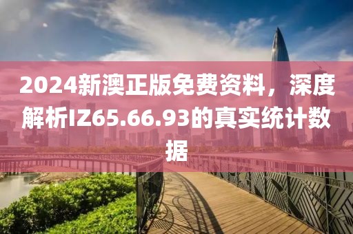 2024新澳正版免費資料，深度解析IZ65.66.93的真實統計數據