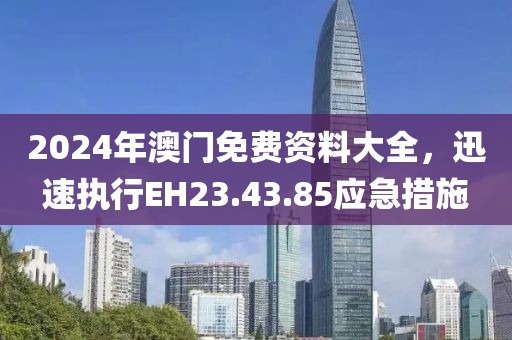 2024年澳門免費(fèi)資料大全，迅速執(zhí)行EH23.43.85應(yīng)急措施