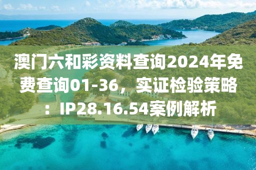 澳門六和彩資料查詢2024年免費(fèi)查詢01-36，實(shí)證檢驗(yàn)策略：IP28.16.54案例解析