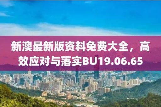 新澳最新版資料免費(fèi)大全，高效應(yīng)對(duì)與落實(shí)BU19.06.65