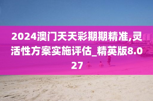 2024澳門天天彩期期精準(zhǔn),靈活性方案實(shí)施評估_精英版8.027