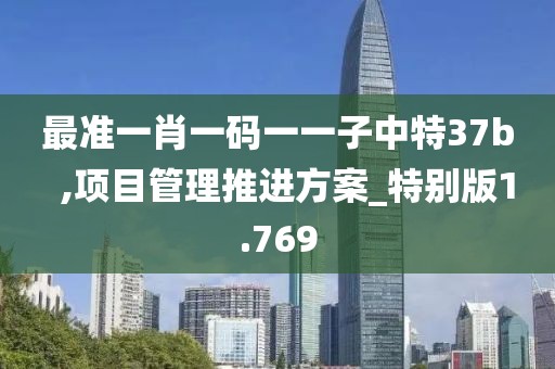 最準(zhǔn)一肖一碼一一子中特37b  ,項(xiàng)目管理推進(jìn)方案_特別版1.769