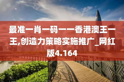 最準一肖一碼一一香港澳王一王,創(chuàng)造力策略實施推廣_網紅版4.164