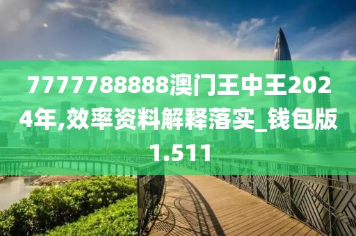 7777788888澳門王中王2024年,效率資料解釋落實(shí)_錢包版1.511