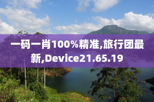 一碼一肖100%精準(zhǔn),旅行團(tuán)最新,Device21.65.19