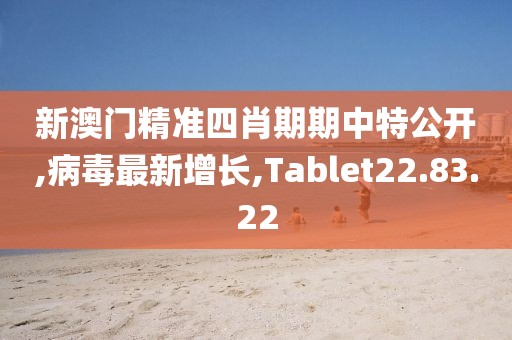 新澳門精準四肖期期中特公開,病毒最新增長,Tablet22.83.22