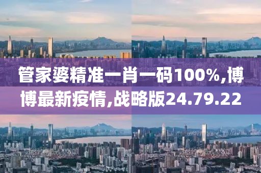 管家婆精準(zhǔn)一肖一碼100%,博博最新疫情,戰(zhàn)略版24.79.22