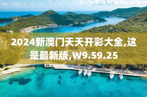 2024新澳門天天開彩大全,這是最新版,W9.59.25