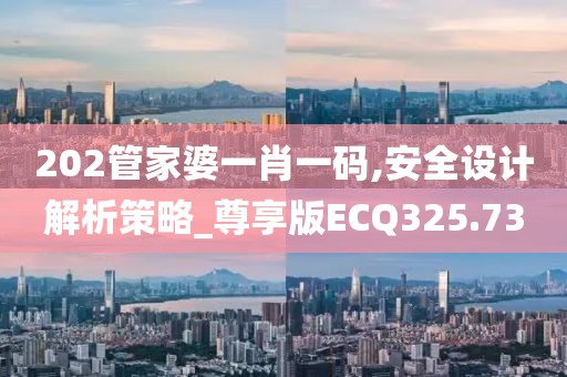 202管家婆一肖一碼,安全設(shè)計(jì)解析策略_尊享版ECQ325.73