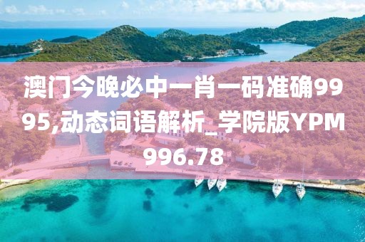 澳門今晚必中一肖一碼準確9995,動態(tài)詞語解析_學院版YPM996.78