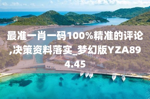 最準一肖一碼100%精準的評論,決策資料落實_夢幻版YZA894.45