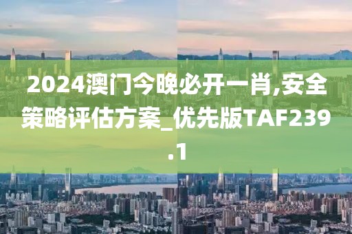 2024澳門今晚必開一肖,安全策略評(píng)估方案_優(yōu)先版TAF239.1