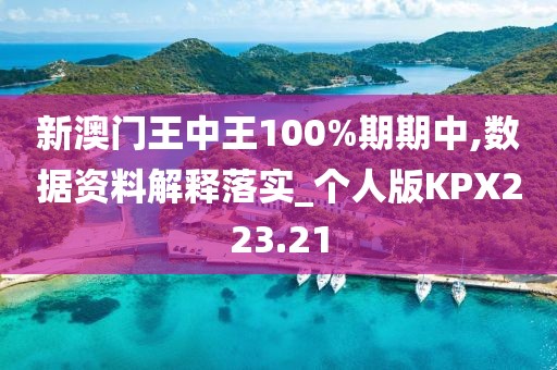 新澳門王中王100%期期中,數(shù)據(jù)資料解釋落實_個人版KPX223.21